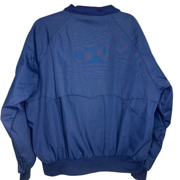 Field & Stream Full Zip Jacket Men's Size XL Plaid Lined Cotton Blend Navy Blue - Picture 2 of 7